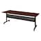 Kobe Rectangle FlipTop Table, 72" W, 29" H, Laminate Top, Cherry MKFTM7230CH - alternate 1